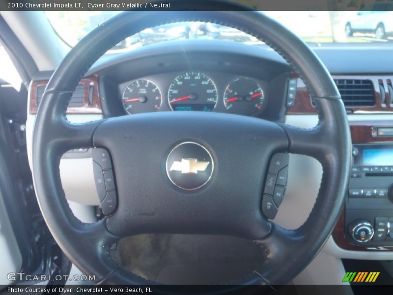 Cyber Gray Metallic / Neutral 2010 Chevrolet Impala LT