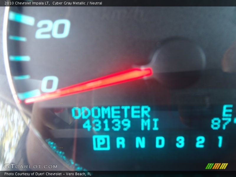 Cyber Gray Metallic / Neutral 2010 Chevrolet Impala LT
