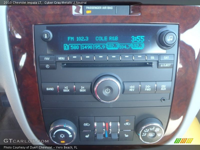 Cyber Gray Metallic / Neutral 2010 Chevrolet Impala LT