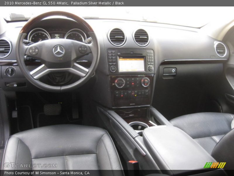 Palladium Silver Metallic / Black 2010 Mercedes-Benz GL 550 4Matic