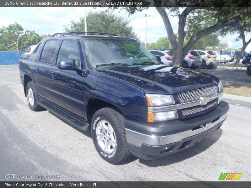 Bermuda Blue Metallic / Gray/Dark Charcoal 2006 Chevrolet Avalanche LT