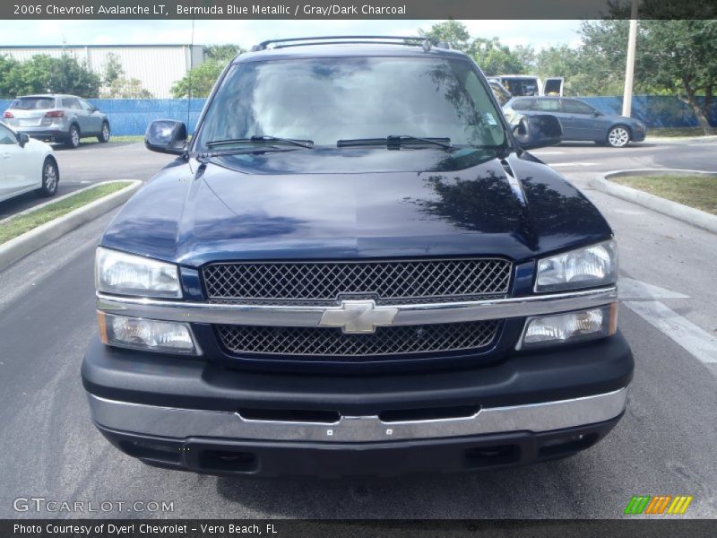 Bermuda Blue Metallic / Gray/Dark Charcoal 2006 Chevrolet Avalanche LT