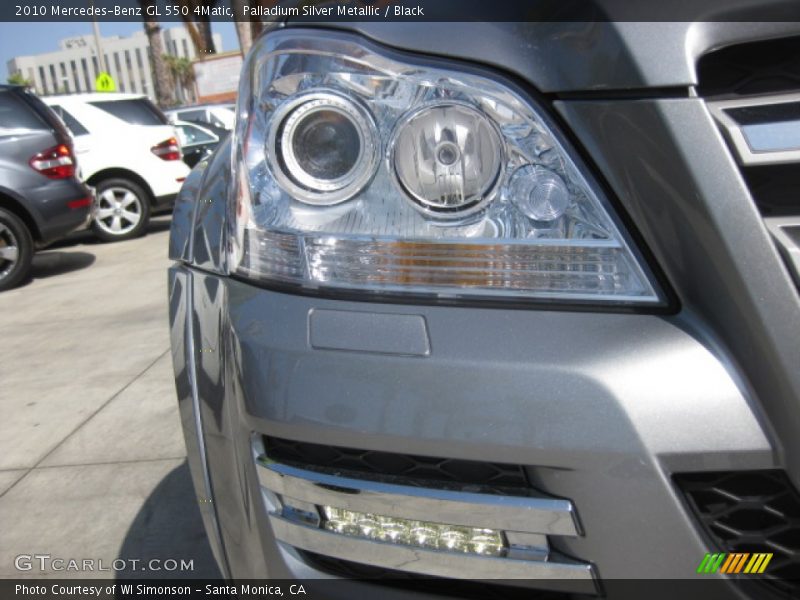 Palladium Silver Metallic / Black 2010 Mercedes-Benz GL 550 4Matic