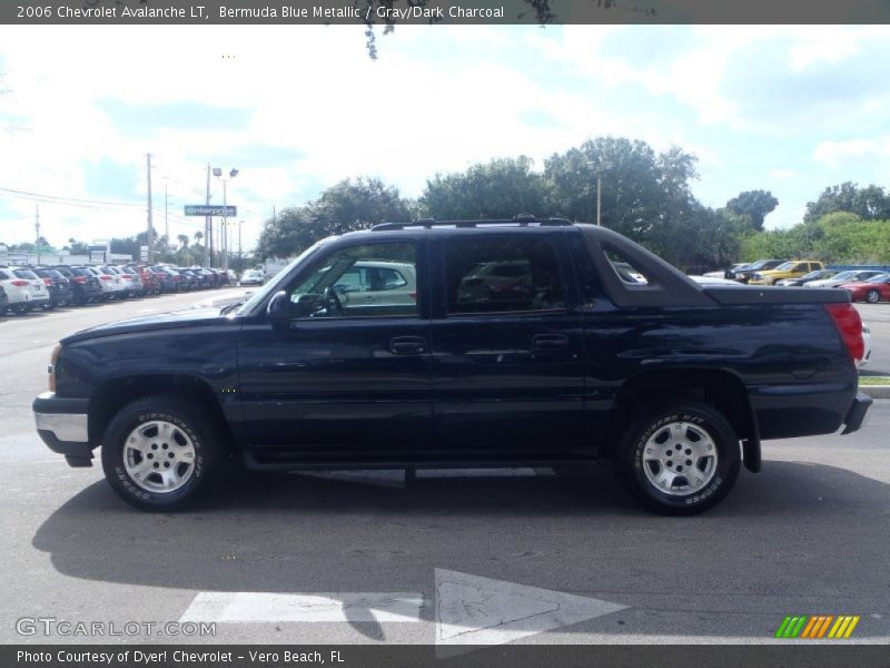 Bermuda Blue Metallic / Gray/Dark Charcoal 2006 Chevrolet Avalanche LT