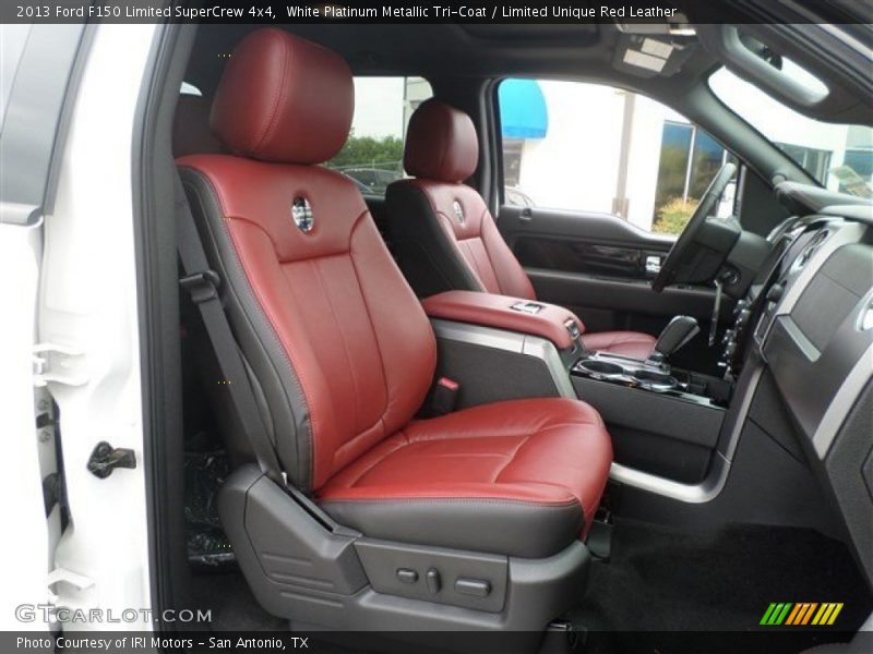 Front Seat of 2013 F150 Limited SuperCrew 4x4