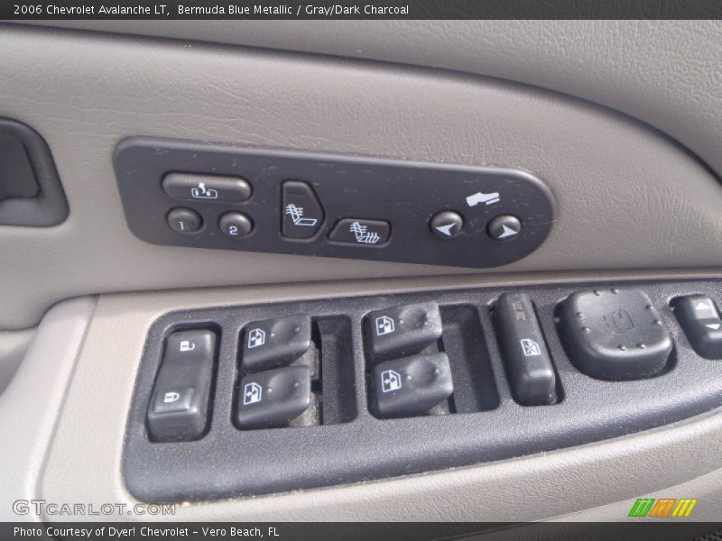 Bermuda Blue Metallic / Gray/Dark Charcoal 2006 Chevrolet Avalanche LT
