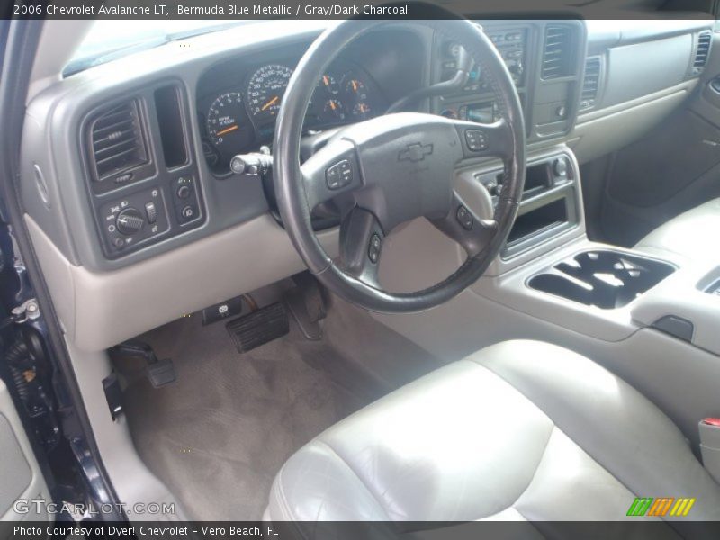 Bermuda Blue Metallic / Gray/Dark Charcoal 2006 Chevrolet Avalanche LT