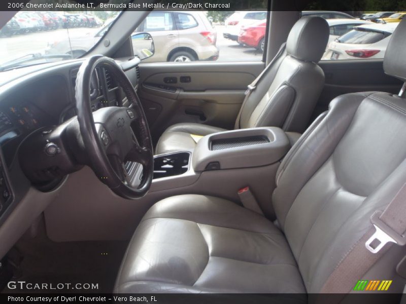 Bermuda Blue Metallic / Gray/Dark Charcoal 2006 Chevrolet Avalanche LT