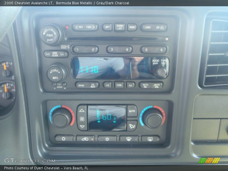 Bermuda Blue Metallic / Gray/Dark Charcoal 2006 Chevrolet Avalanche LT
