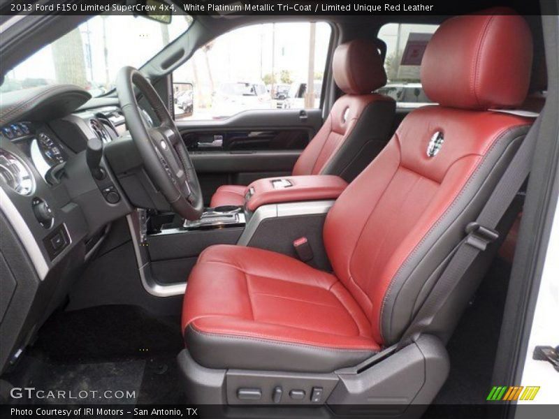 Limited Unique Red Leather Interior - 2013 F150 Limited SuperCrew 4x4 