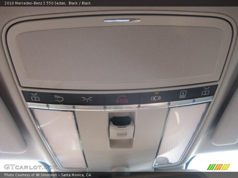 Black / Black 2010 Mercedes-Benz S 550 Sedan