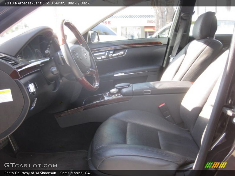 Black / Black 2010 Mercedes-Benz S 550 Sedan