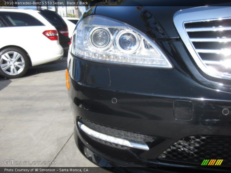 Black / Black 2010 Mercedes-Benz S 550 Sedan