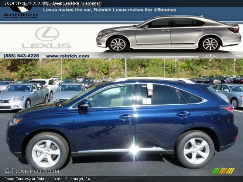 Deep Sea Mica / Parchment 2014 Lexus RX 350 AWD