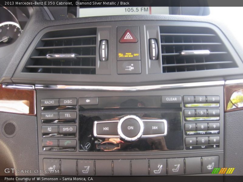 Diamond Silver Metallic / Black 2013 Mercedes-Benz E 350 Cabriolet