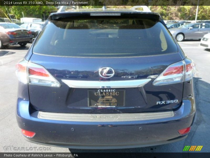 Deep Sea Mica / Parchment 2014 Lexus RX 350 AWD