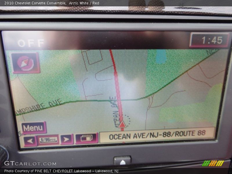 Arctic White / Red 2010 Chevrolet Corvette Convertible