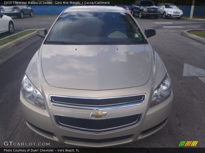 Gold Mist Metallic / Cocoa/Cashmere 2010 Chevrolet Malibu LS Sedan
