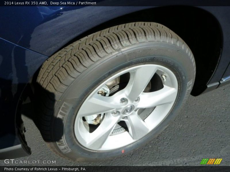 Deep Sea Mica / Parchment 2014 Lexus RX 350 AWD