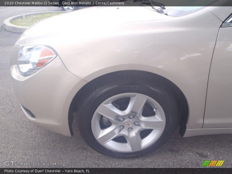 Gold Mist Metallic / Cocoa/Cashmere 2010 Chevrolet Malibu LS Sedan