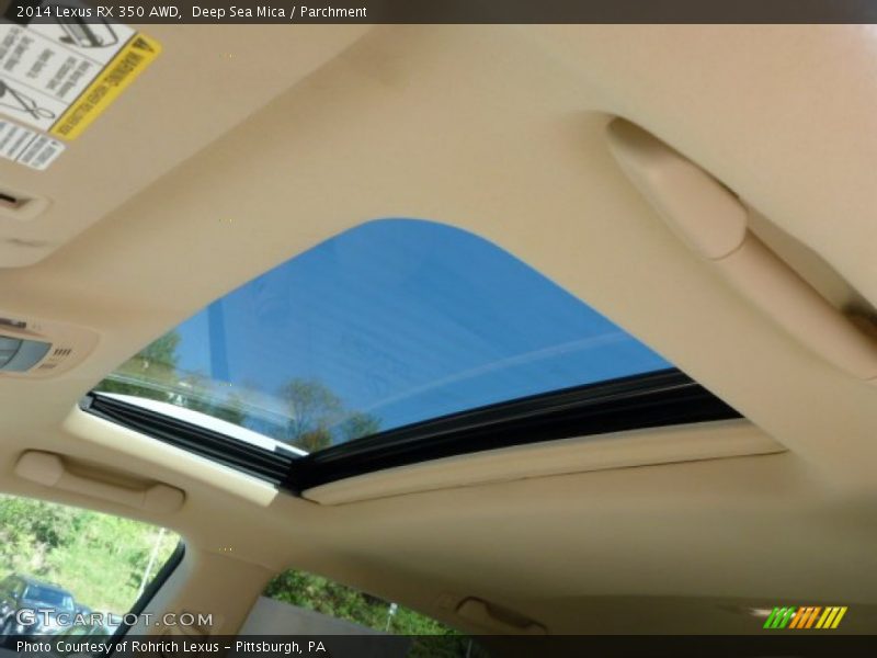 Deep Sea Mica / Parchment 2014 Lexus RX 350 AWD