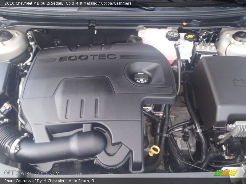 Gold Mist Metallic / Cocoa/Cashmere 2010 Chevrolet Malibu LS Sedan