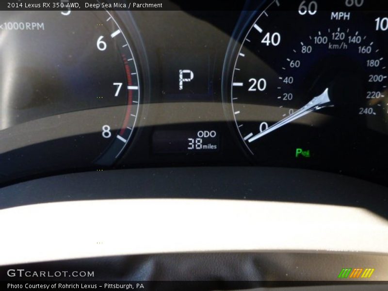 Deep Sea Mica / Parchment 2014 Lexus RX 350 AWD