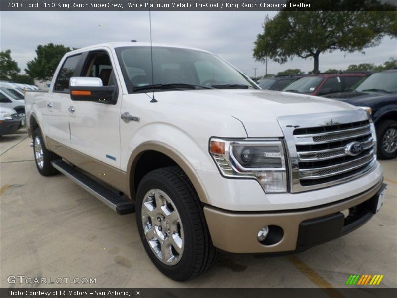 Front 3/4 View of 2013 F150 King Ranch SuperCrew