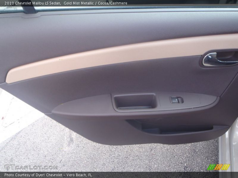 Gold Mist Metallic / Cocoa/Cashmere 2010 Chevrolet Malibu LS Sedan
