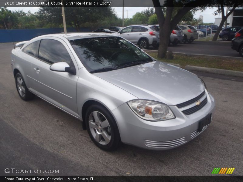 Silver Ice Metallic / Ebony 2010 Chevrolet Cobalt LT Coupe