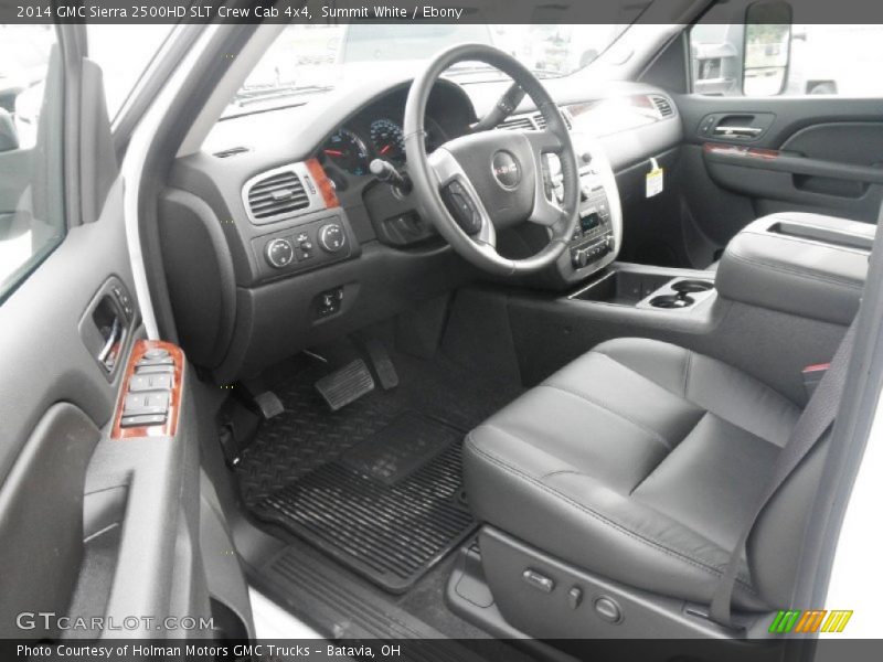 Summit White / Ebony 2014 GMC Sierra 2500HD SLT Crew Cab 4x4