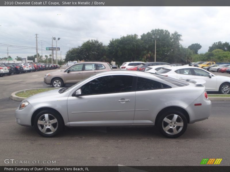 Silver Ice Metallic / Ebony 2010 Chevrolet Cobalt LT Coupe