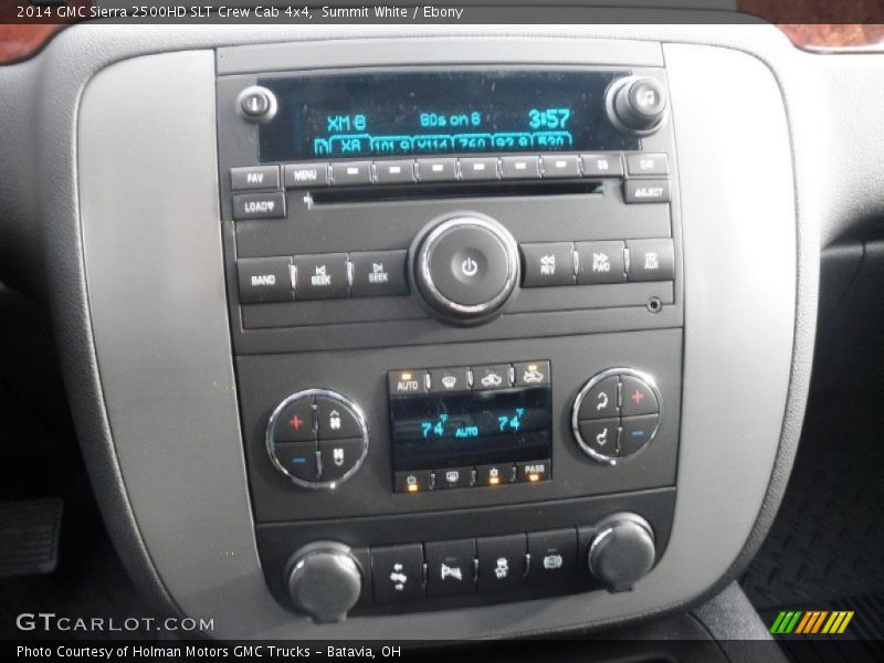 Summit White / Ebony 2014 GMC Sierra 2500HD SLT Crew Cab 4x4