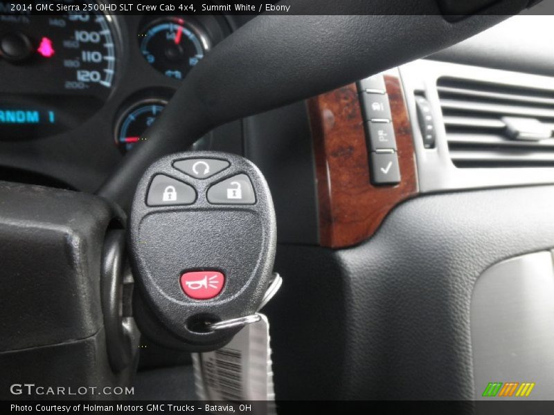 Summit White / Ebony 2014 GMC Sierra 2500HD SLT Crew Cab 4x4