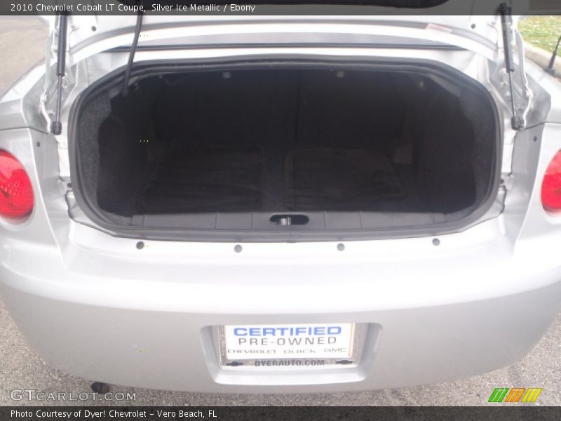 Silver Ice Metallic / Ebony 2010 Chevrolet Cobalt LT Coupe