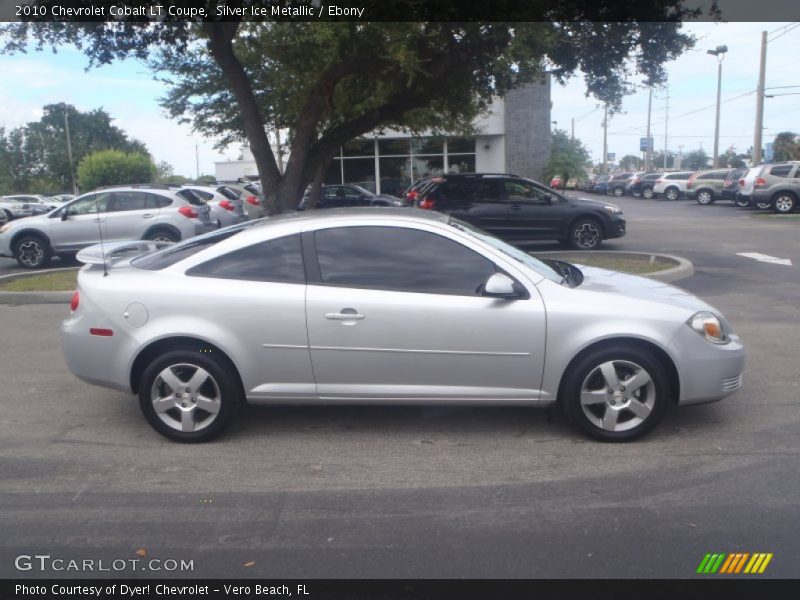 Silver Ice Metallic / Ebony 2010 Chevrolet Cobalt LT Coupe
