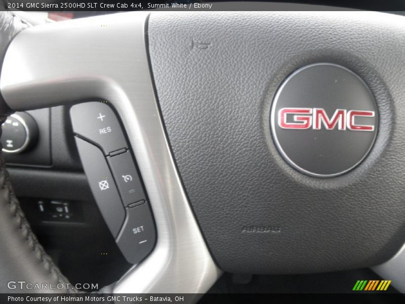 Summit White / Ebony 2014 GMC Sierra 2500HD SLT Crew Cab 4x4