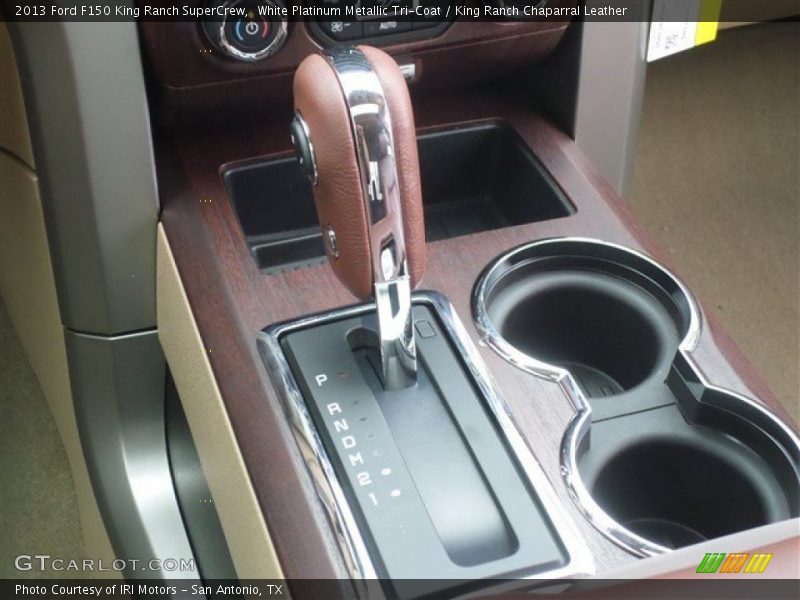 White Platinum Metallic Tri-Coat / King Ranch Chaparral Leather 2013 Ford F150 King Ranch SuperCrew