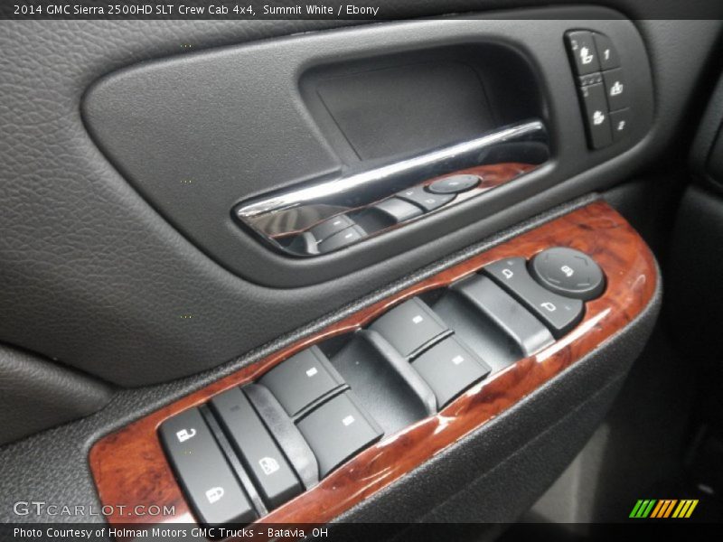 Summit White / Ebony 2014 GMC Sierra 2500HD SLT Crew Cab 4x4