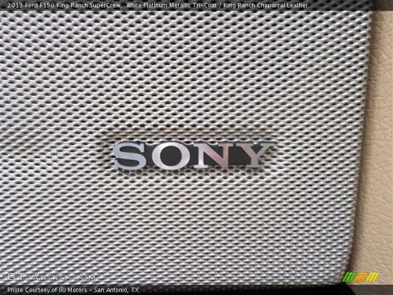 White Platinum Metallic Tri-Coat / King Ranch Chaparral Leather 2013 Ford F150 King Ranch SuperCrew