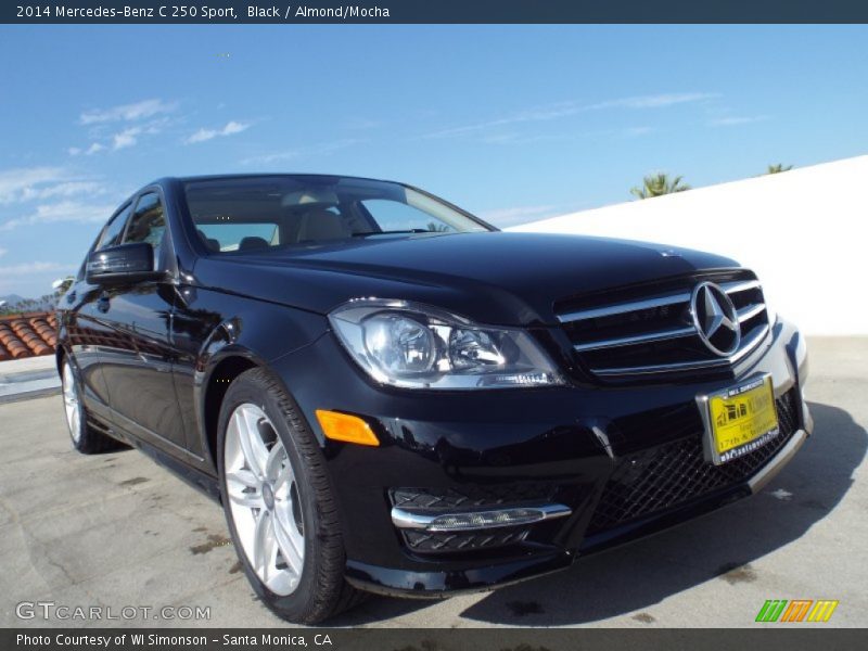 Black / Almond/Mocha 2014 Mercedes-Benz C 250 Sport