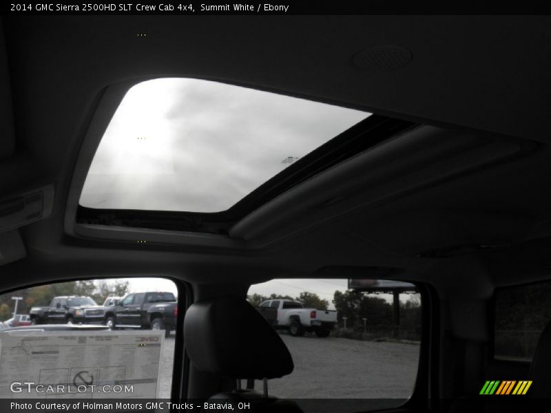 Summit White / Ebony 2014 GMC Sierra 2500HD SLT Crew Cab 4x4