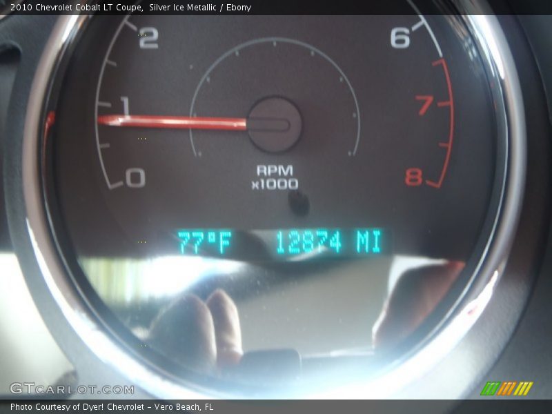 Silver Ice Metallic / Ebony 2010 Chevrolet Cobalt LT Coupe