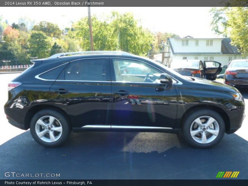 Obsidian Black / Parchment 2014 Lexus RX 350 AWD