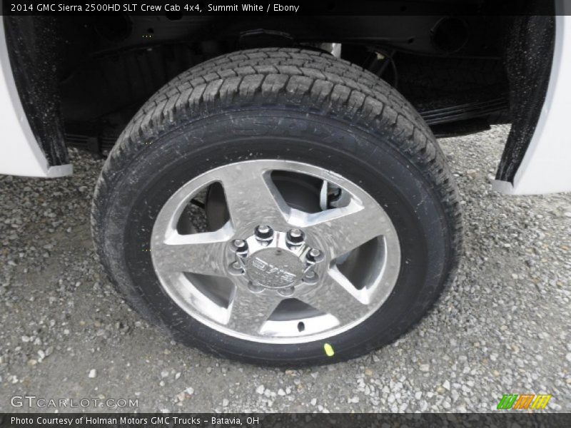 Summit White / Ebony 2014 GMC Sierra 2500HD SLT Crew Cab 4x4
