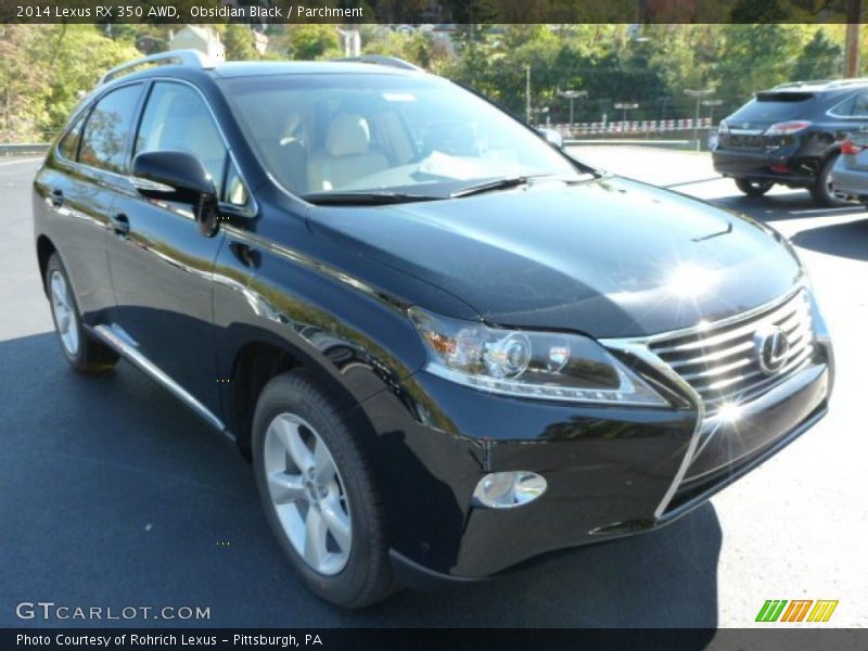 Obsidian Black / Parchment 2014 Lexus RX 350 AWD