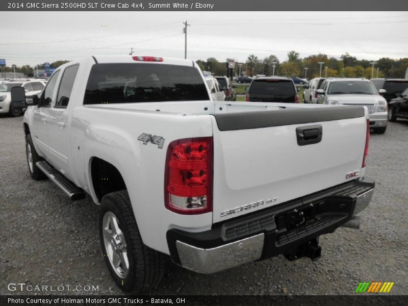 Summit White / Ebony 2014 GMC Sierra 2500HD SLT Crew Cab 4x4