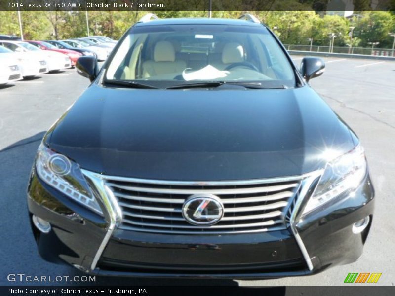 Obsidian Black / Parchment 2014 Lexus RX 350 AWD