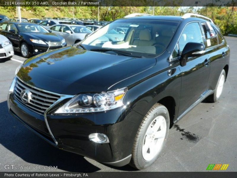 Obsidian Black / Parchment 2014 Lexus RX 350 AWD