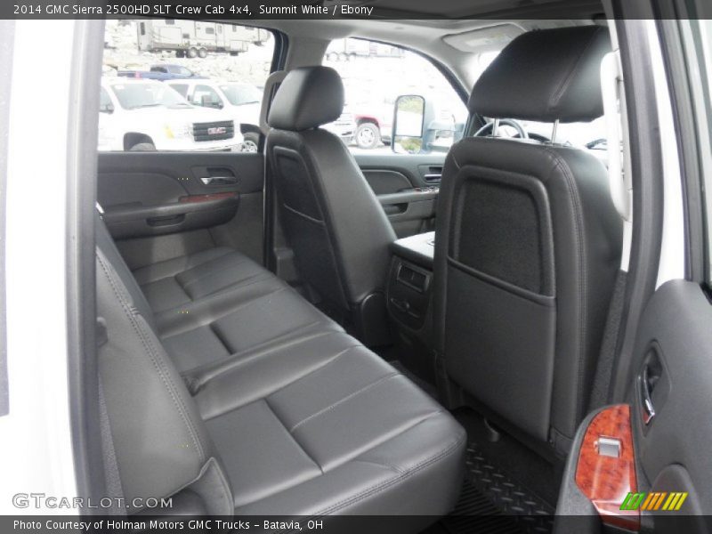 Rear Seat of 2014 Sierra 2500HD SLT Crew Cab 4x4